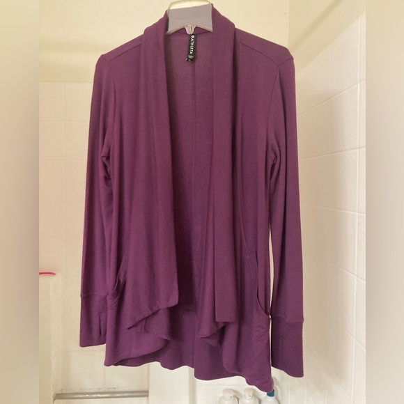 Athleta wrap in maroon size XSP - like new - worn minimally - Picture 1 of 15